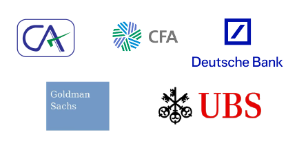 CA · CFA · Deutsche Bank · Goldman Sachs · UBS